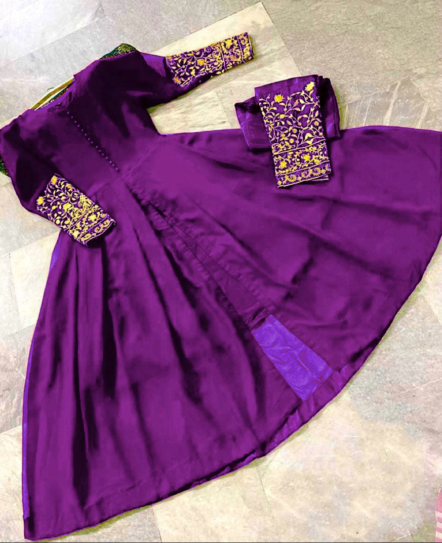 Both Sided Embroidered on Sleeves & Trouser 2PCs