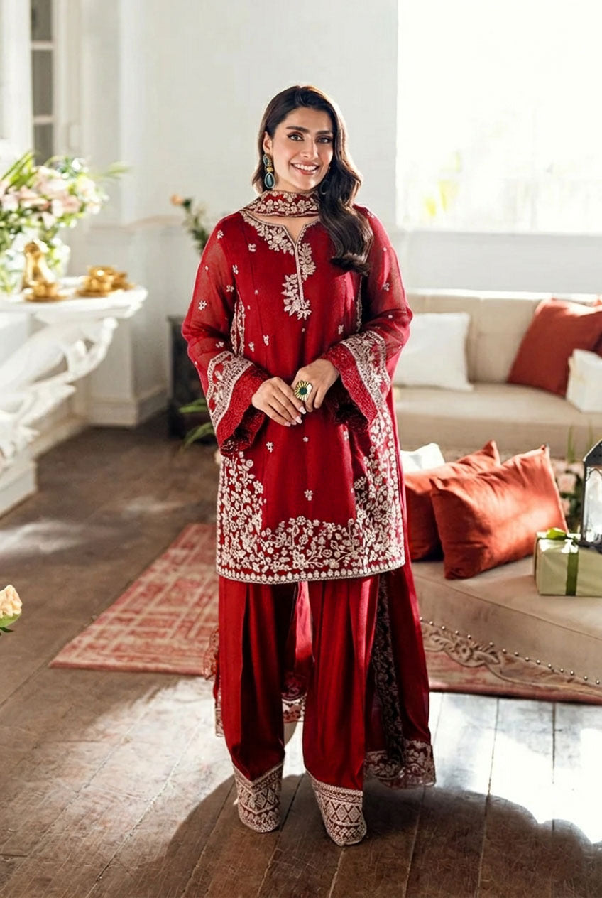 Heavy Embroidered Eid Trending Farshi Shalwar