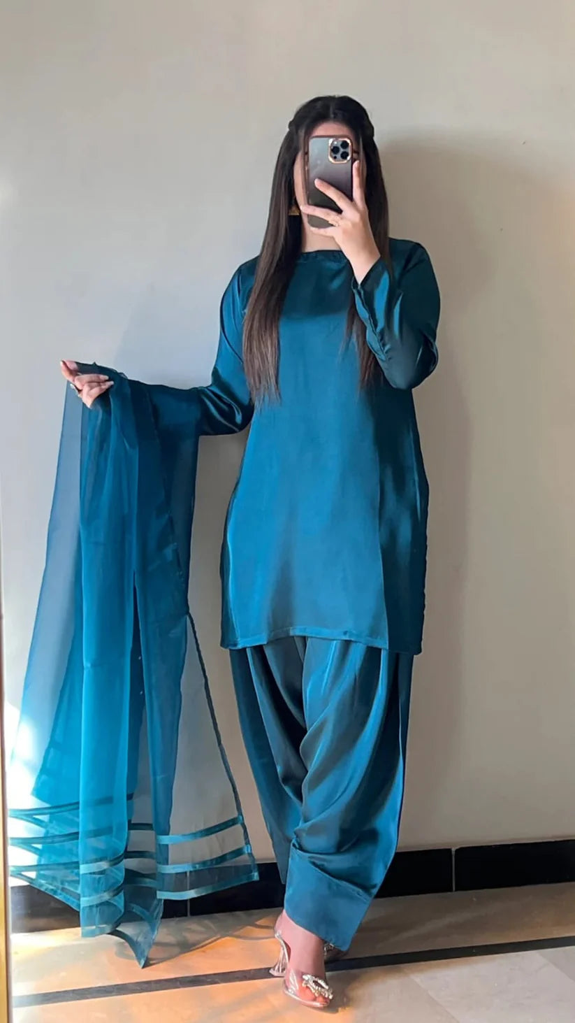 FARSHI SHALWAR 3 PCS SUIT