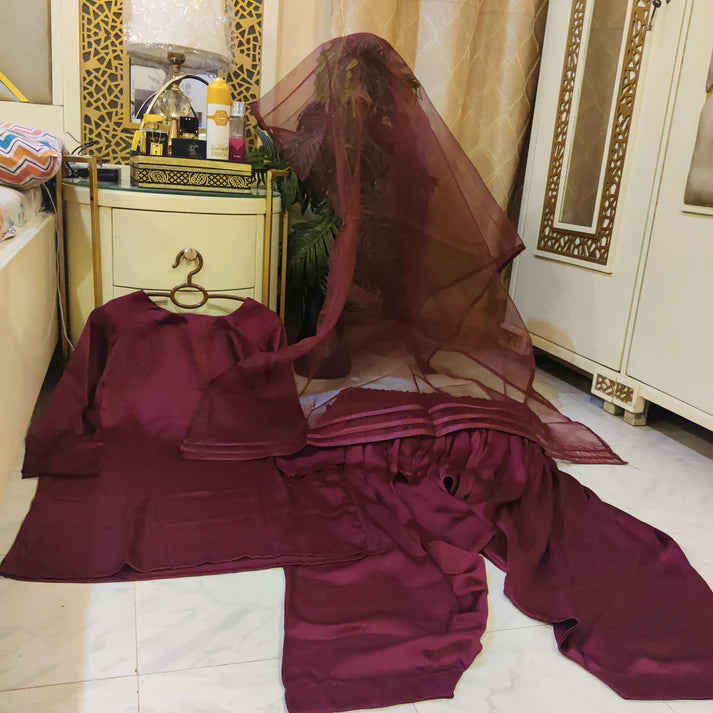 FARSHI SHALWAR 3 PCS SUIT