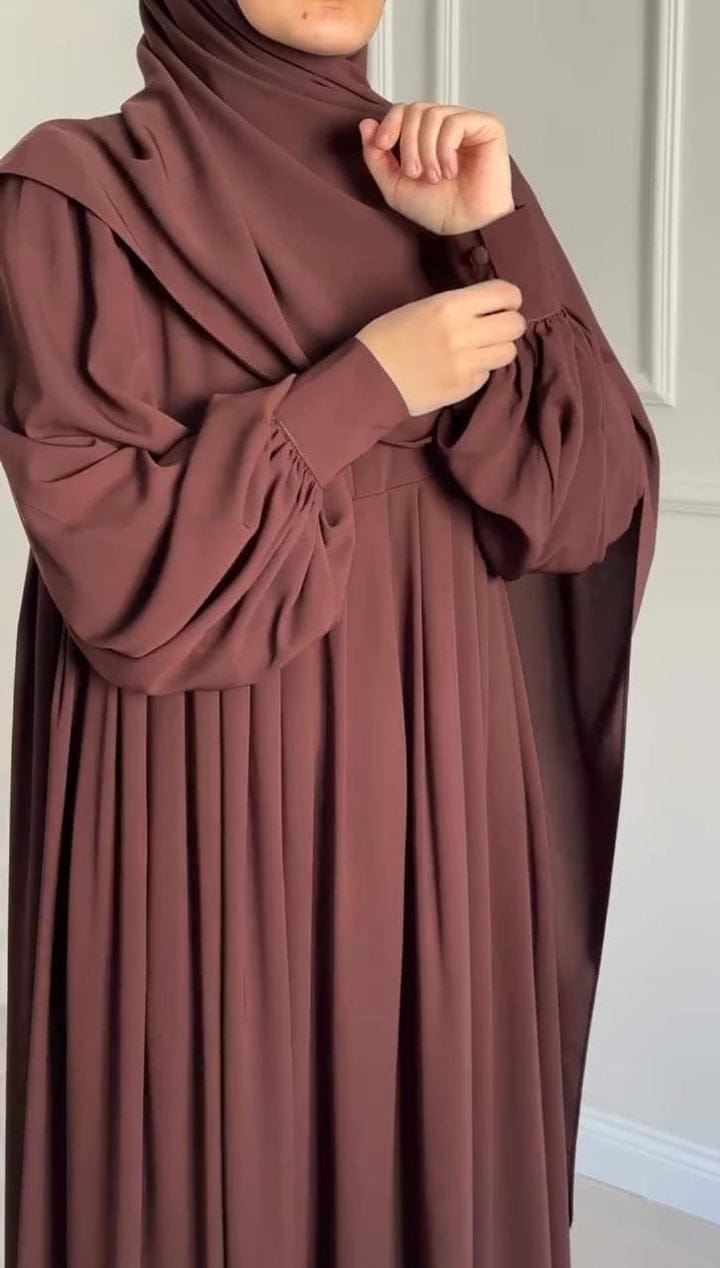 Brown Abaya with Stroller&nbsp;