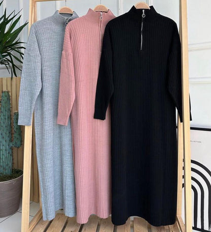 Winter long Bodycone Dress