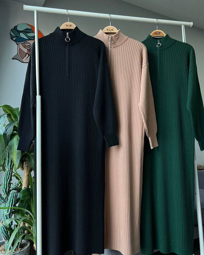 Winter long Bodycone Dress