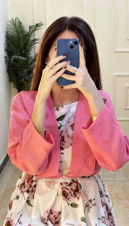 Printed Maxi With Koti 2 Peice