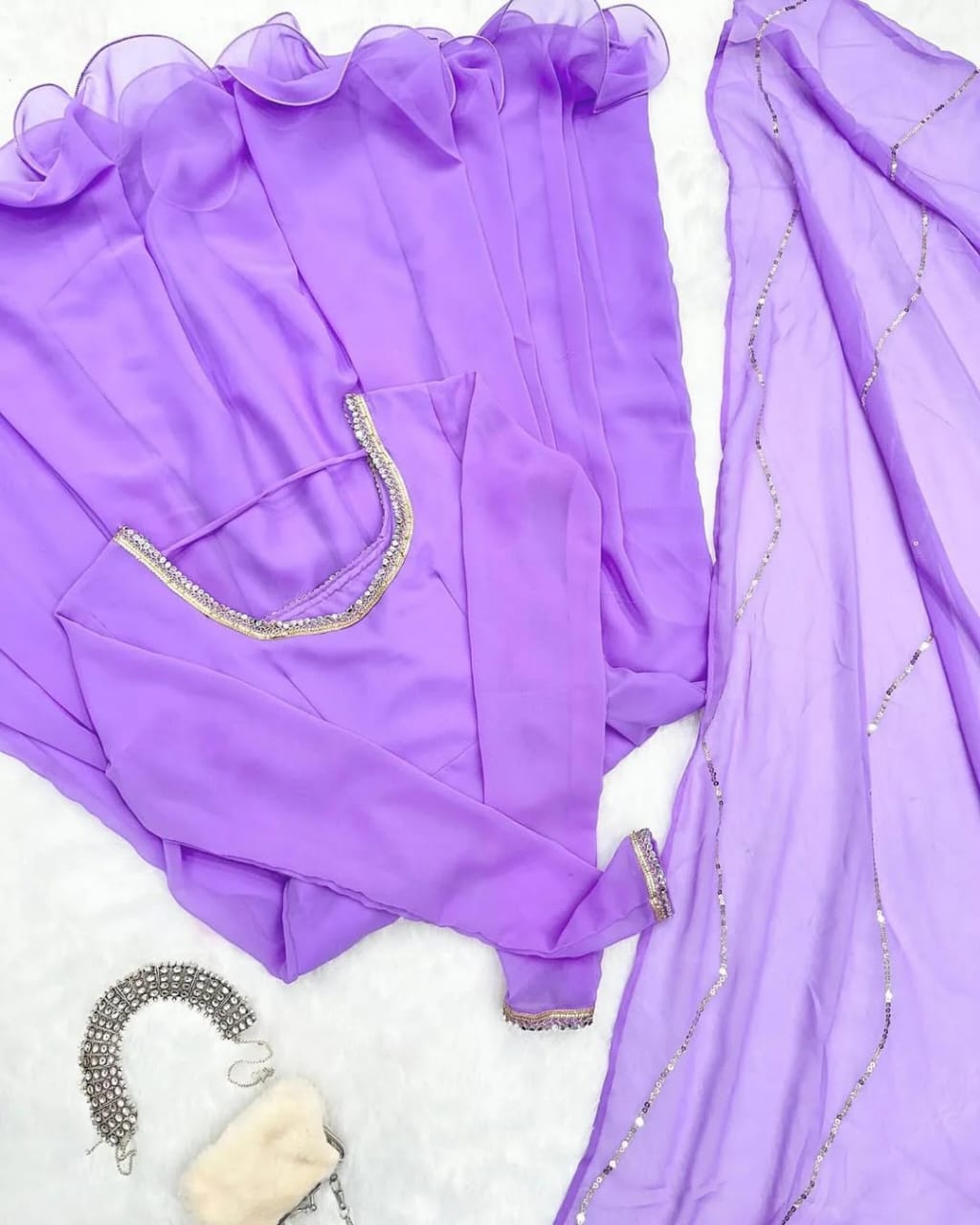 Anar Kali Maxi With Dupatta