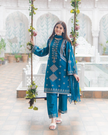Eid 2026 Arrival Heavy Sequence Embroidered 3PCs