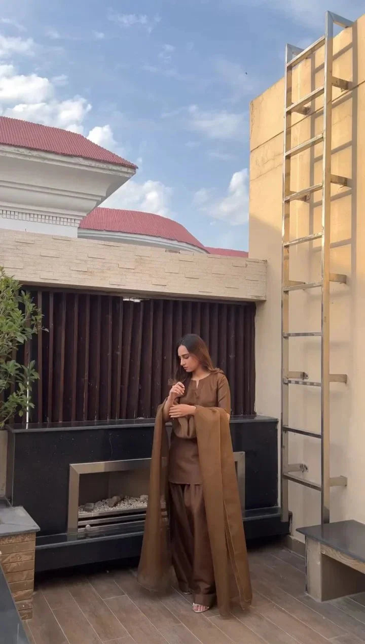 FARSHI SHALWAR 3 PCS SUIT