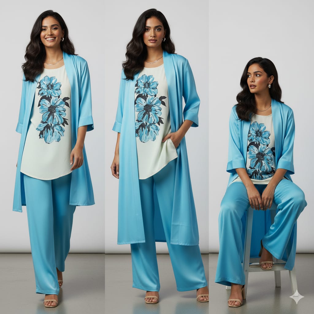 Bisma Gown Pret 3pcs